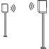 Wireless Rear Surround Speakers