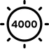 4000 nits