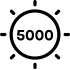 5000 nits