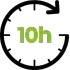 10h Built-in Battery