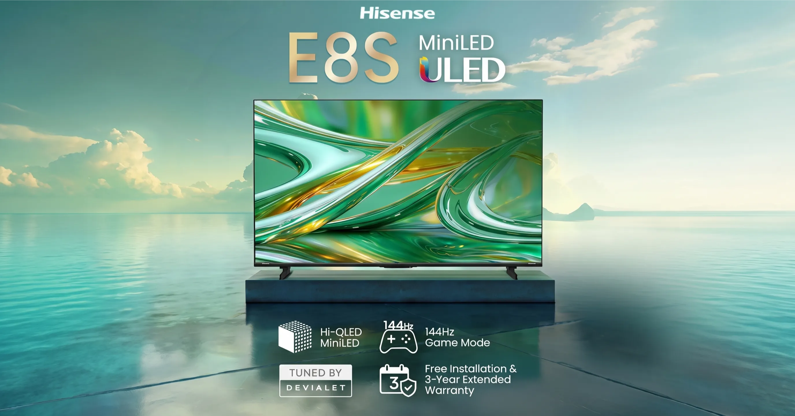 Hisense Unveils 2026 E8S ULED MiniLED TV Models with Exclusive Amazon Launch Deals