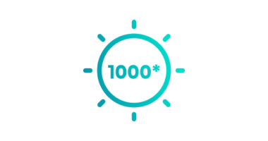 Hisense U8G - Peak Brightness 1000 Feature Icon